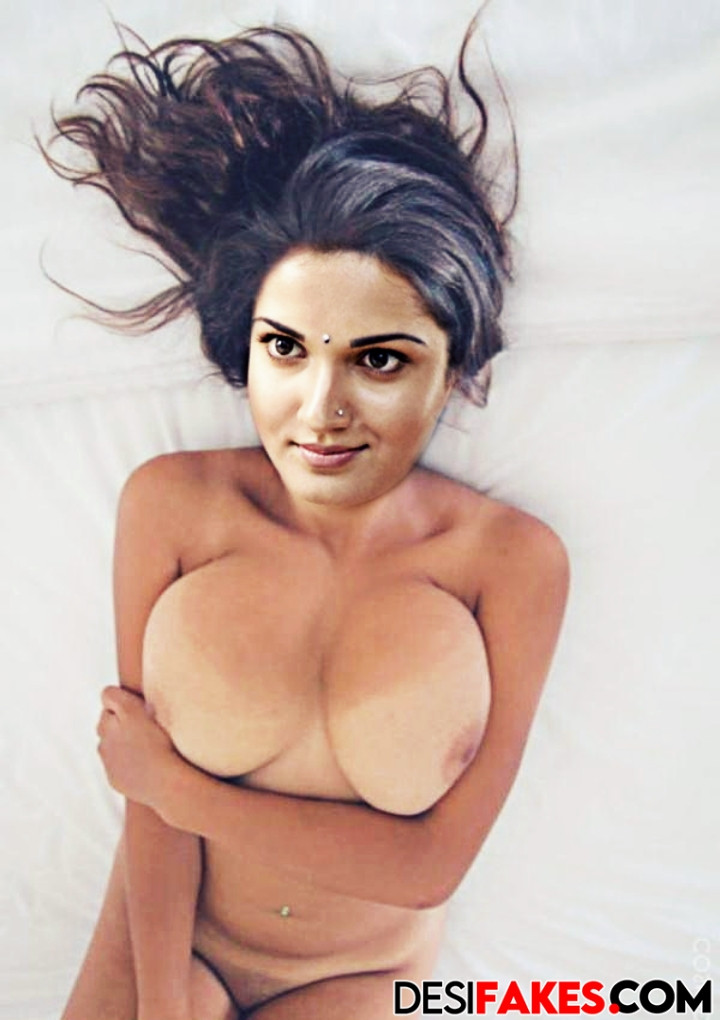 Actress Honey Rose busty big melon nude photos