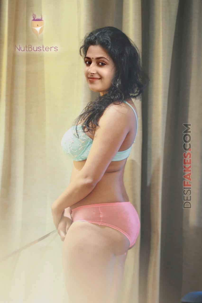 Hot Anu Sithara semi nude private hotel room bikini photoshoot