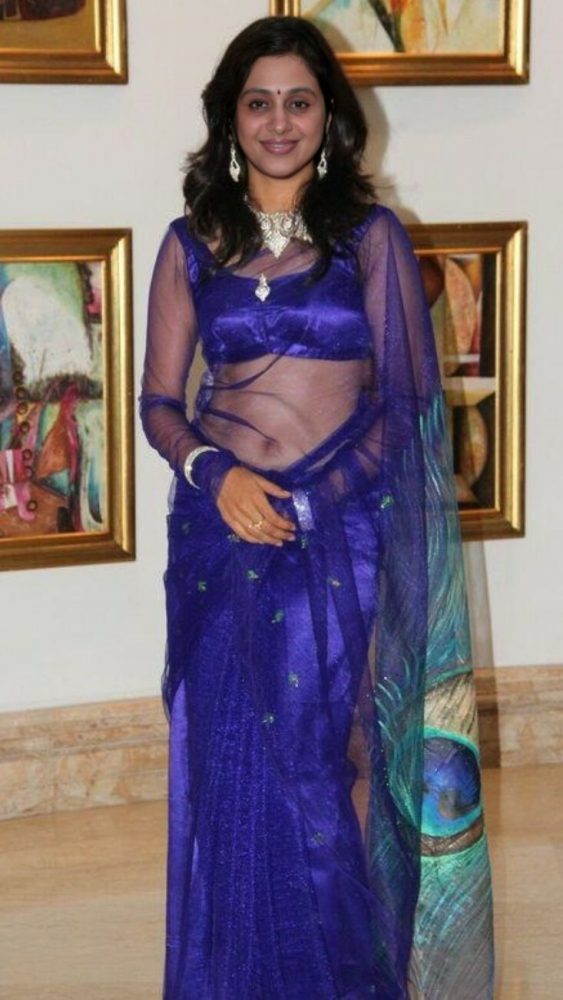 Devayani transparent saree nude navel hot blouse see through image